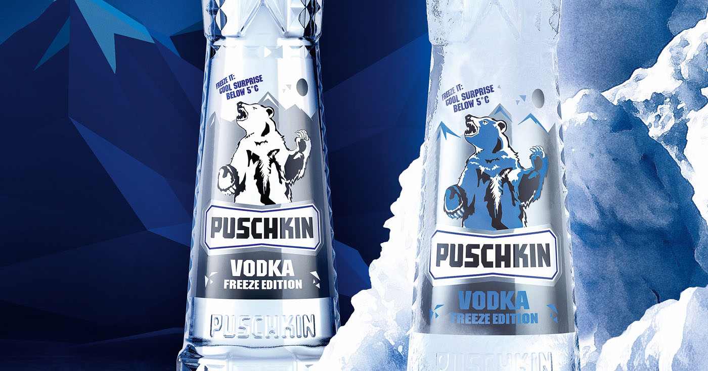 News: Puschkin Vodka präsentiert „Freeze“-Sonderedition zum Jahresende