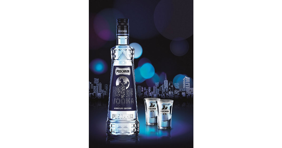 News: Puschkin Vodka mit neuer Nightlife Edition zum Jahresende