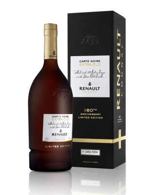 Cognac Renault feiert Jubiläum mit Carte Noire XO Limited Edition