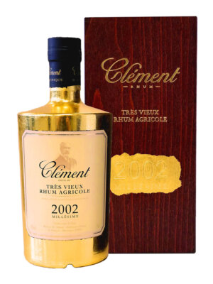 Rhum Clément Très Vieux Millésime 2002 -vergoldet-