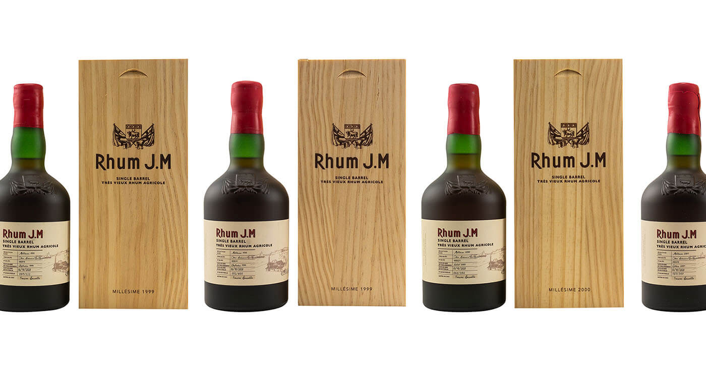 Aus Single Barrels: Rhum J.M gibt vier neue Jahrgangsabfüllungen frei