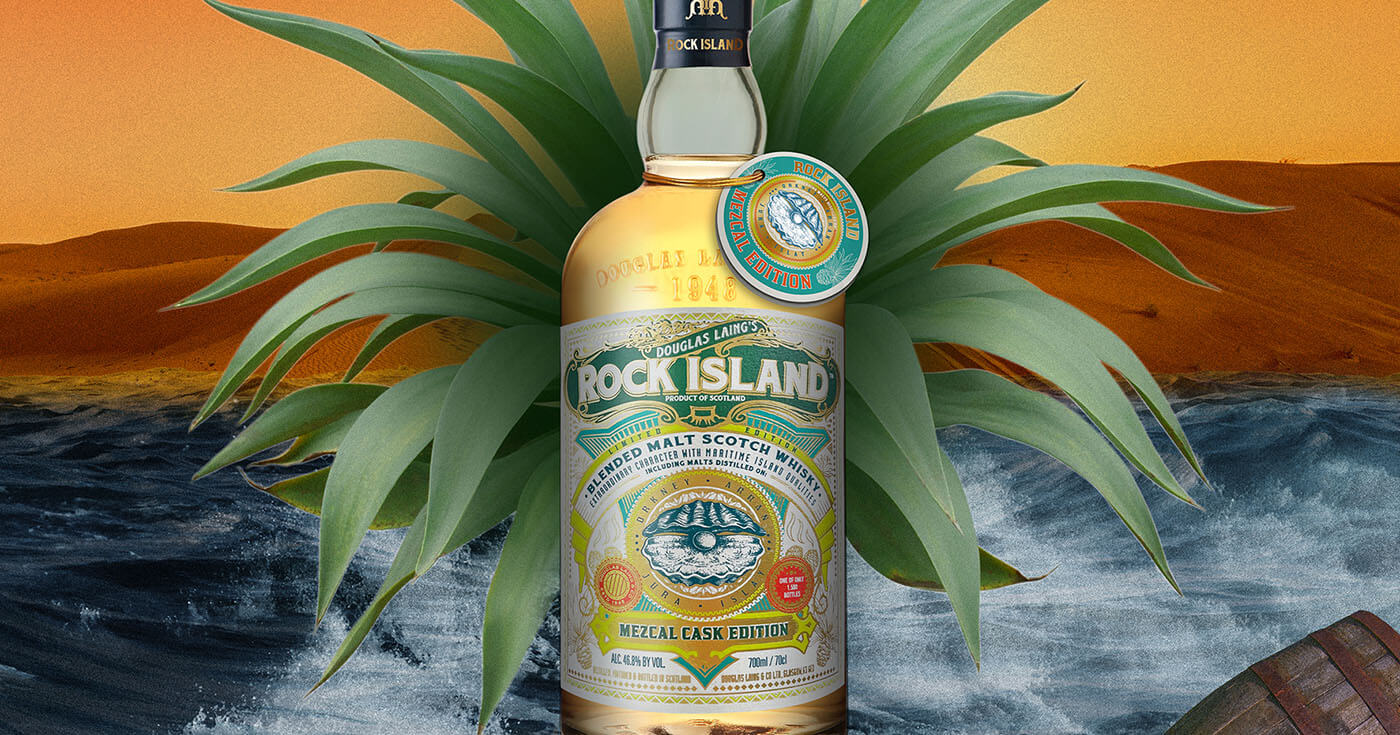 Neuartiges Finish: Douglas Laing launcht Rock Island Mezcal Cask Edition