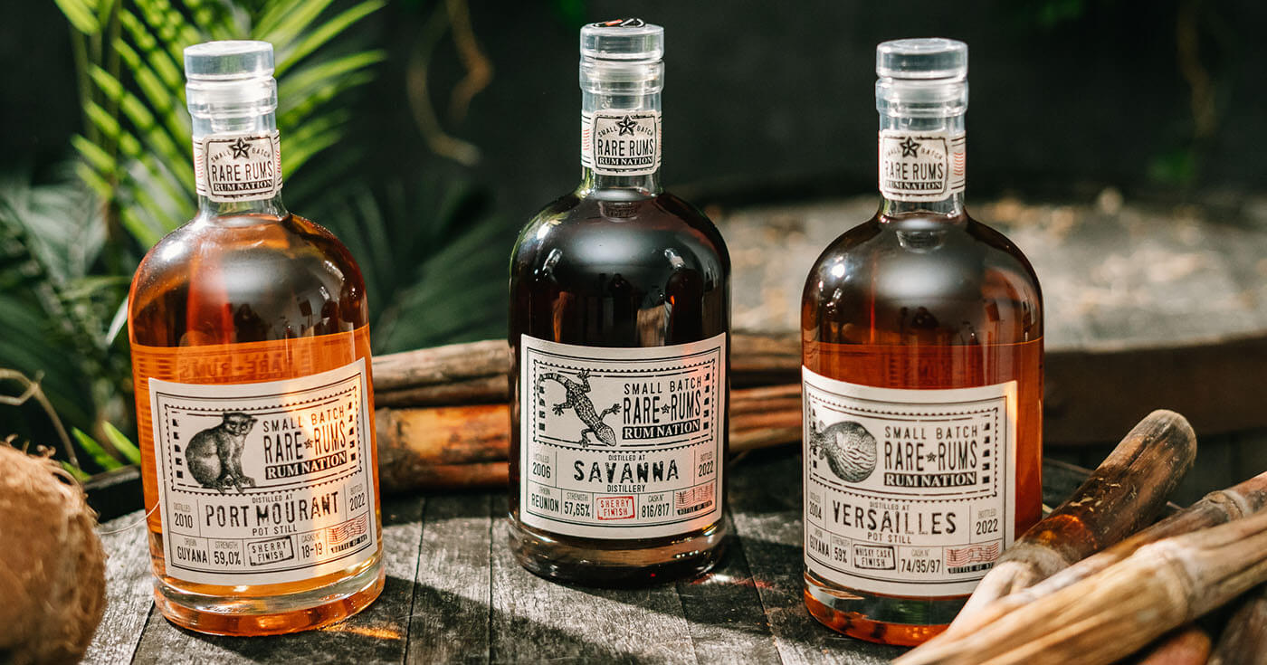 Guyana und La Réunion: Rum Nation lanciert drei neue Small Batch Rare Rums