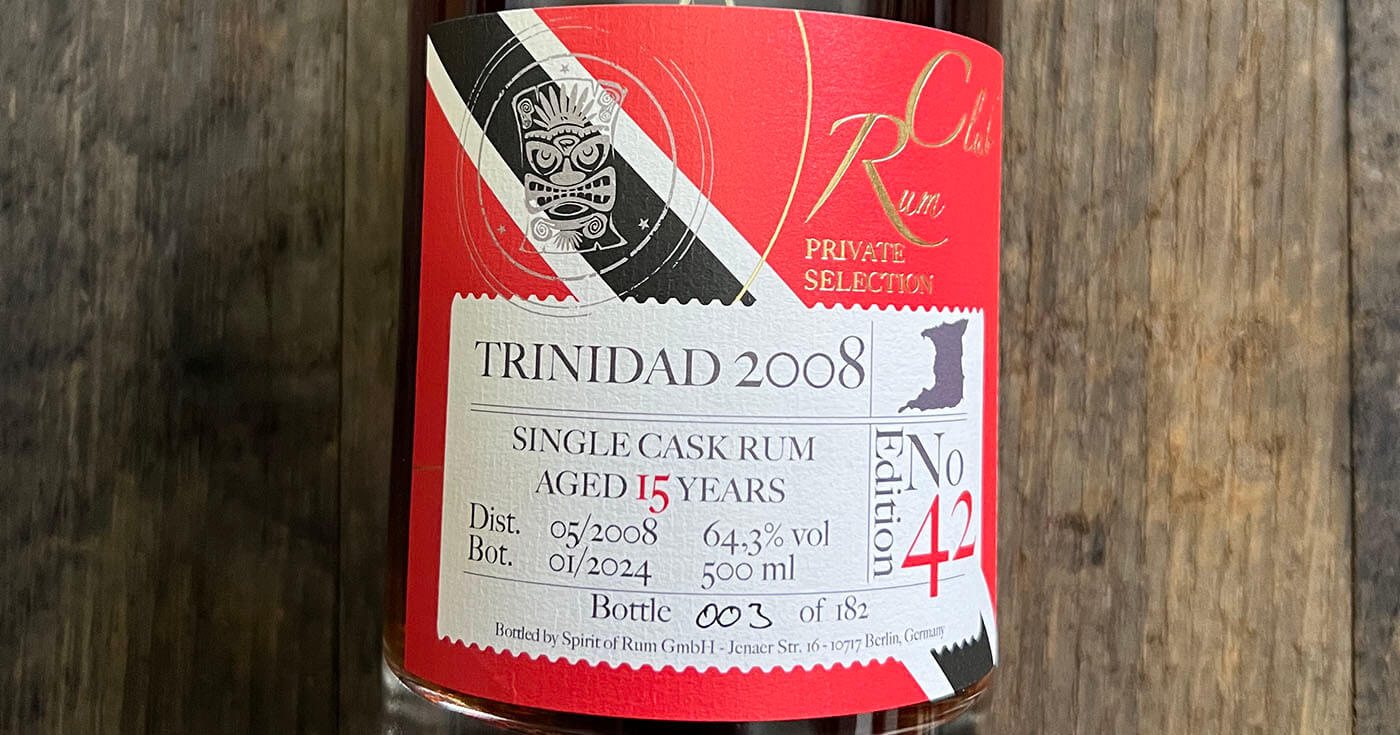 Trinidad 2008: Spirit of Rum präsentiert RumClub Private Selection Edition 42
