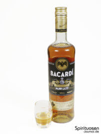 Bacardi Major Lazer Limited Edition Glas und Flasche
