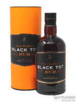 Black Tot Rum Verpackung und Flasche