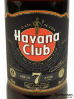 Havana Club Anejo 7 Jahre Vorderseite Etikett