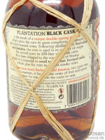 Plantation Black Cask Barbados & Jamaica Rückseite Etikett