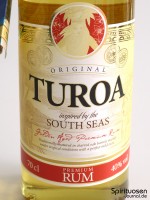 Turoa Rum Vorderseite Etikett