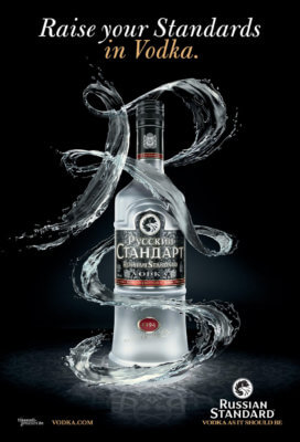 Neue Plakatkampagne von Russian Standard Vodka