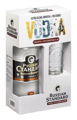 Geschenkset zu Russian Standard Vodka angekündigt