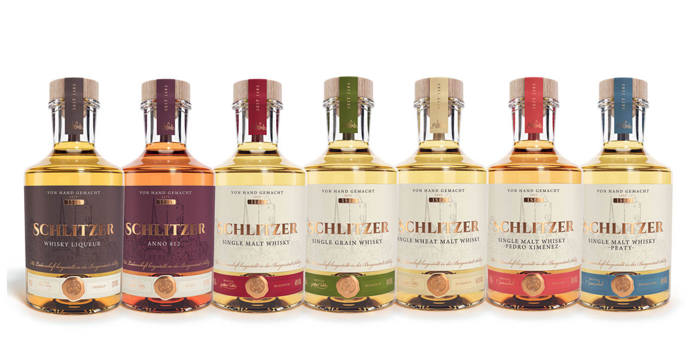 Relaunch des Whiskysortiments: Schlitzer Destillerie erneuert Namen und Design