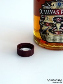 der Verschluss einer Flasche Chivas Regal 12 Jahre