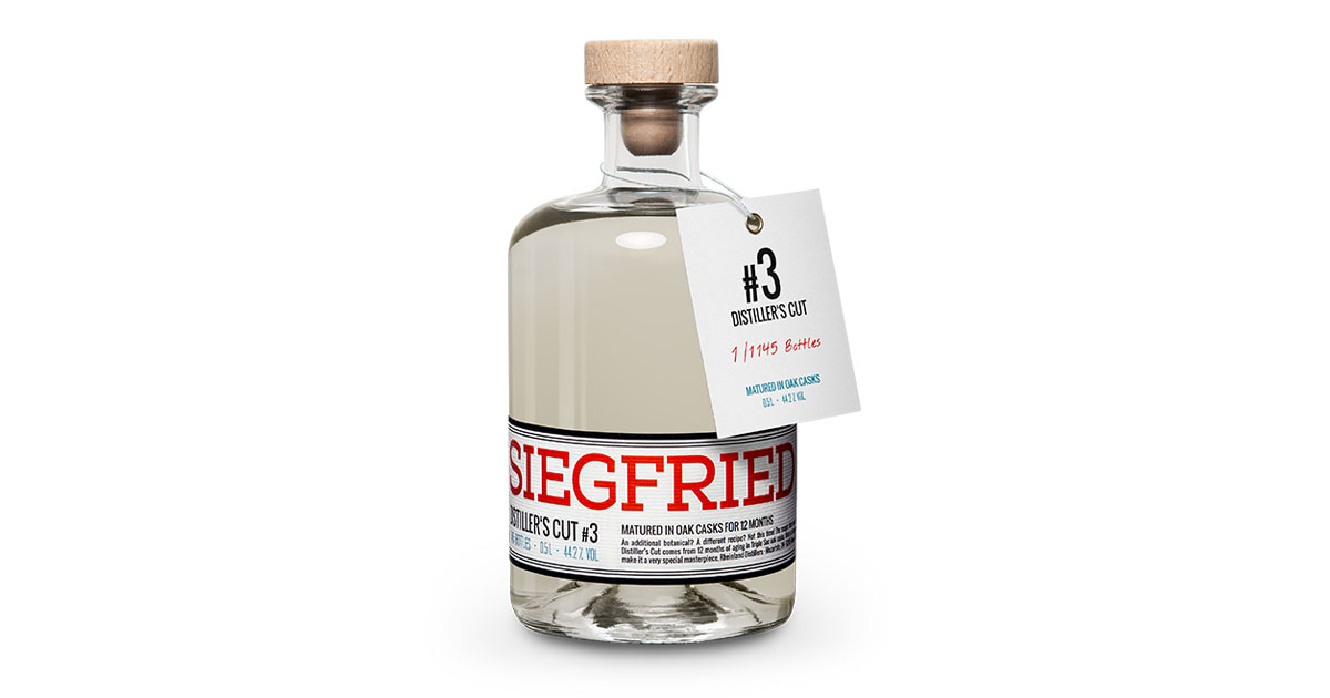News: Rheinland Distillers präsentieren Siegfried Gin Distiller’s Cut #3