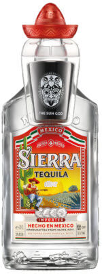 Sierra Tequila mit Shotglas-Onpack im September