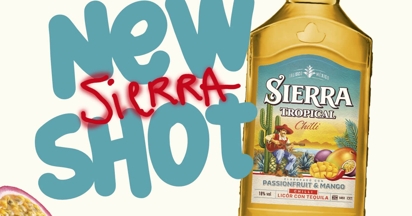 Mit Redesign: Sierra Tequila präsentiert Sierra Tropical Chilli