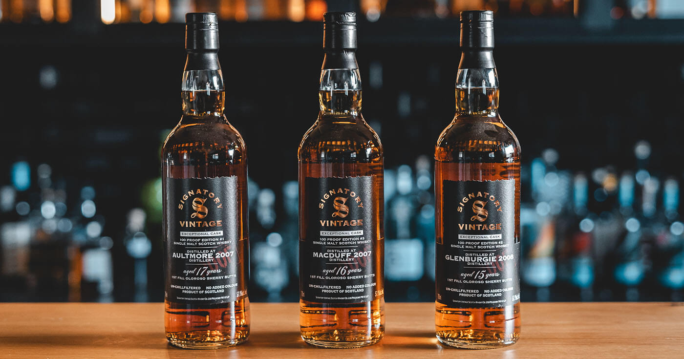 Neue Reihe: Signatory Vintage legt mit 100 Proof Exceptional Cask Editions nach