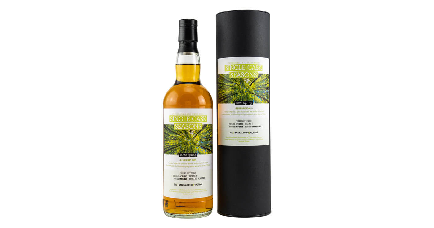 Benrinnes 2005/2020: Signatory Vintage mit Single Cask Seasons Spring Bottling 2020