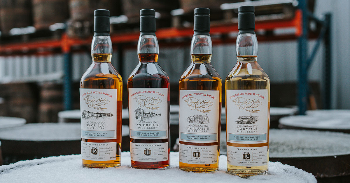 Exklusiv: Single Malts of Scotland lanciert vier neue Single Casks für Kirsch Import