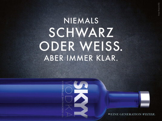 Skyy Vodka startet Kampagne 'Eine Generation weiter'