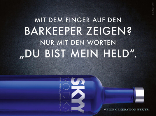 Skyy Vodka startet Kampagne 'Eine Generation weiter'