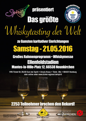Spirit Homburg will weltgrößtes Whiskytasting veranstalten Spirit Homburg will weltgrößtes Whiskytasting veranstalten
