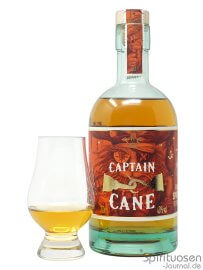 Captain Cane Glas und Flasche