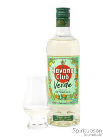 Havana Club Verde Glas und Flasche