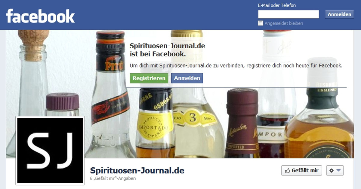 Gefällt mir: Spirituosen-Journal.de ist ab sofort auf Facebook