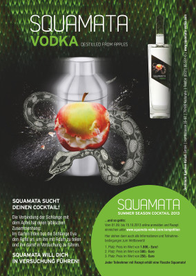 Kammer-Kirsch plant Cocktail-Wettbewerb um Squamata Apple Vodka