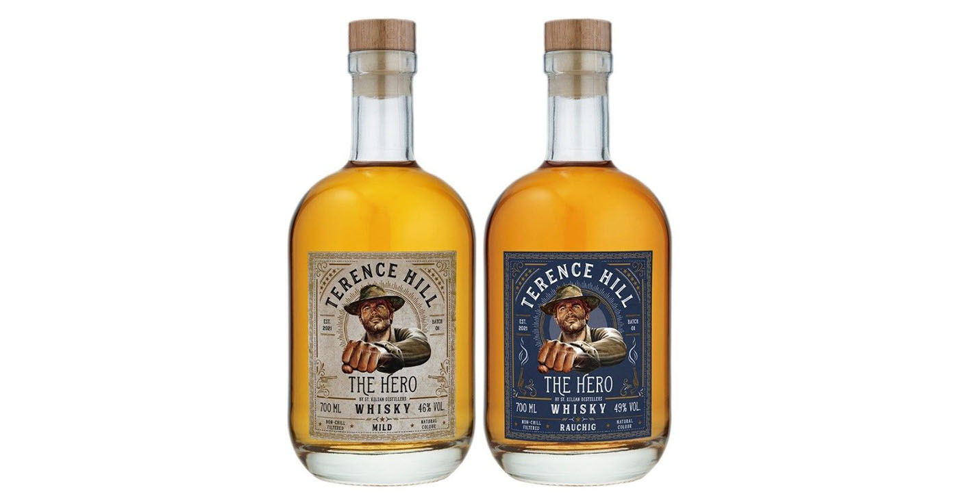 Kooperation: St. Kilian Distillers kündigen Terence Hill – The Hero – Whisky an