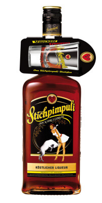 Stichpimpuli mit gratis Shot-Glas in Winterpromotion