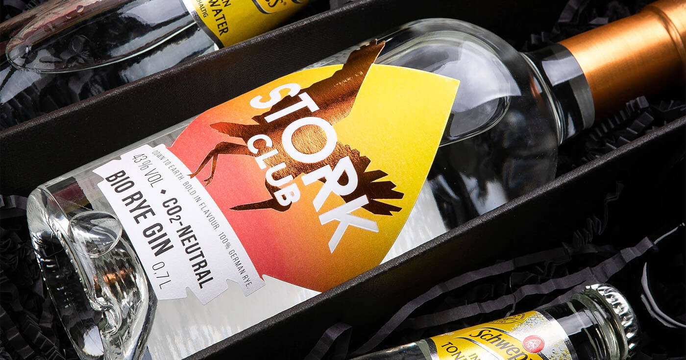 CO2-neutral: Spreewood Distillers launchen Stork Club Bio Rye Gin