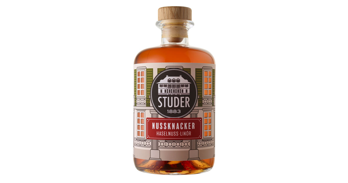 News: Distillerie Studer präsentiert Nussknacker Haselnusslikör