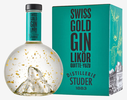 Studer Swiss Gold Gin Likör Quitte-Yuzu