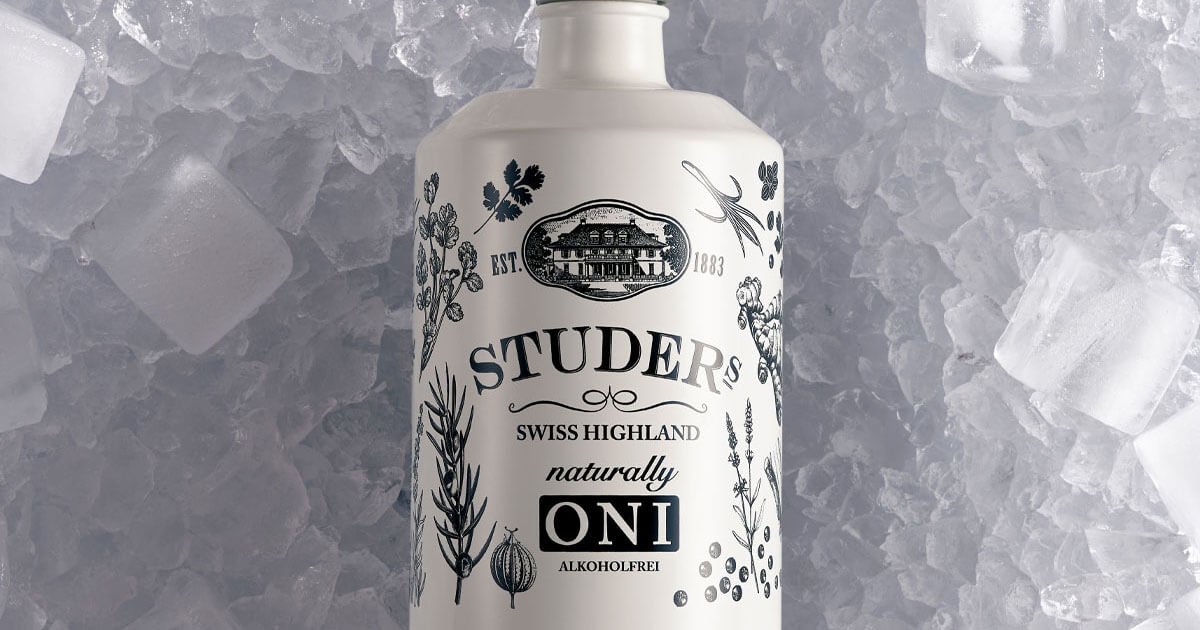 Neue Wege: Distillerie Studer präsentiert Swiss Highland naturally ONI alkoholfrei
