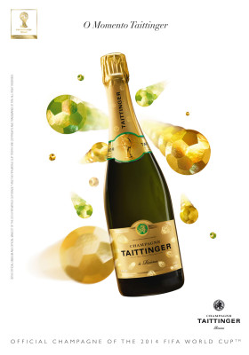 Taittinger ist offizieller Champagner der Fußball-Weltmeisterschaft 2014