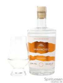 Mayaciel Blanco Glas und Flasche