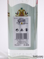 Sauza Tequila Silver Rückseite Etikett