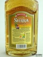 Sierra Tequila Reposado Rückseite Etikett