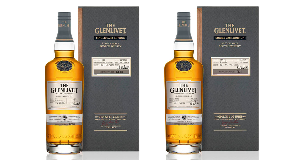 „Carn na Bruar“ und „Glencuie“: The Glenlivet gibt zwei Single Casks frei