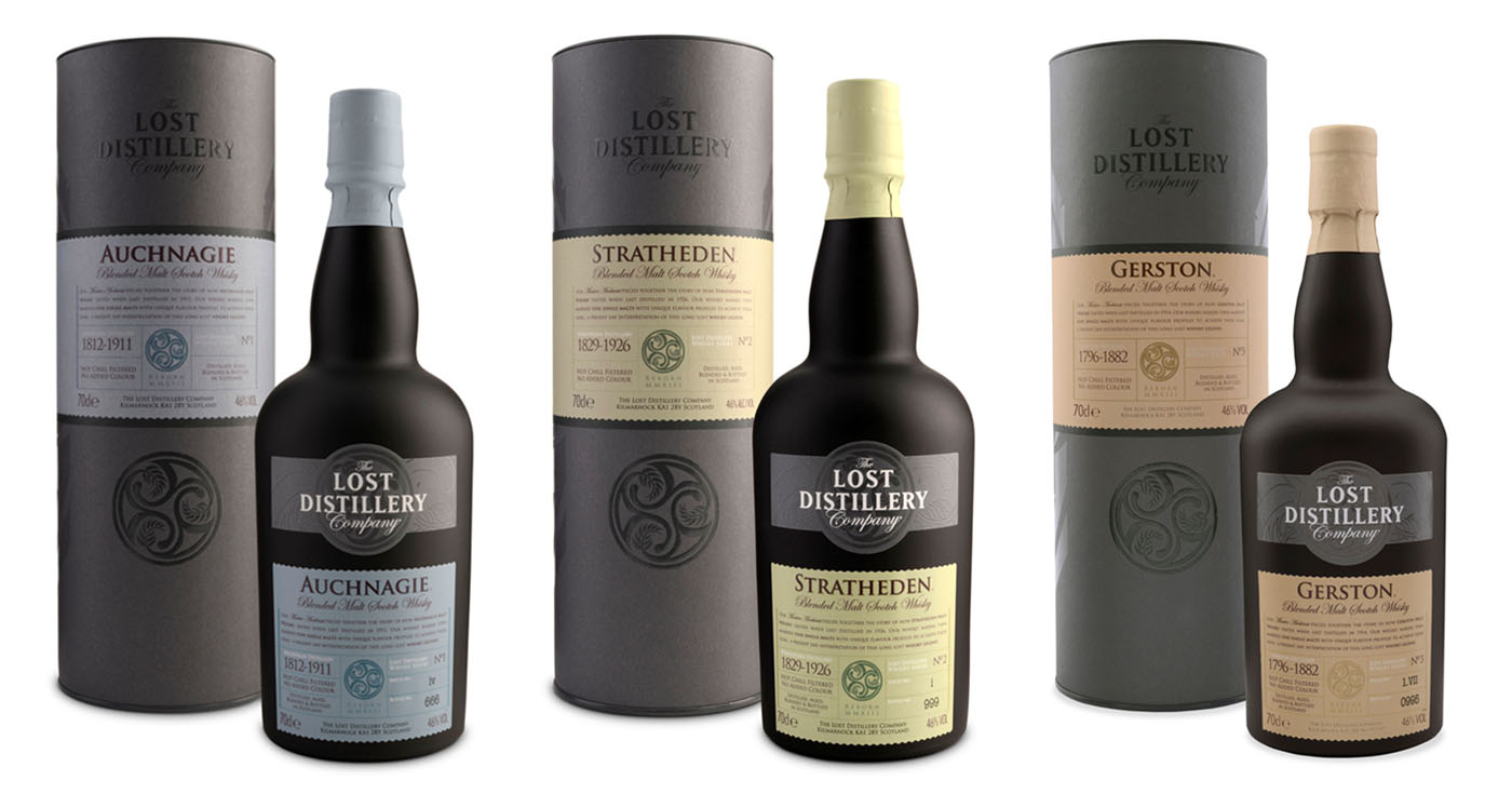 Historisch: The Lost Distillery Company präsentiert drei neu interpretierte Abfüllungen