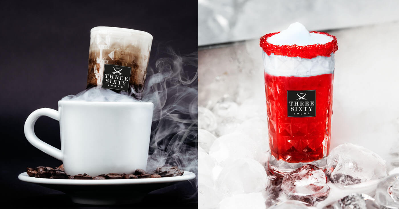 „Fire & Ice“: Neue Micro Cocktails von Three Sixty Vodka