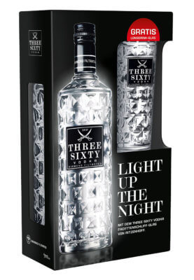 'Light Up The Night' - Three Sixty Vodka mit 360°-Kampagne