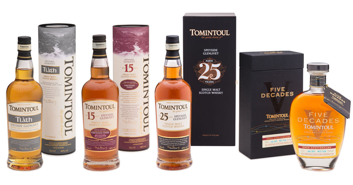 Dauerhaft und limitiert: Tomintoul Distillery mit vier neuen Abfüllungen