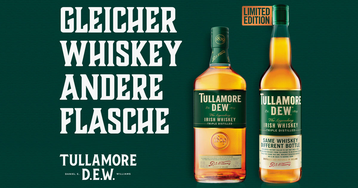 Nach Brand: Tullamore D.E.W. wechselt vorübergehend Flasche