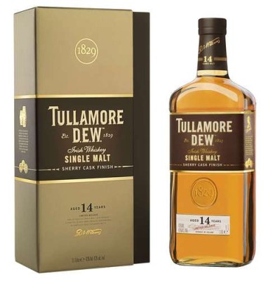 Tullamore Dew 14 Jahre mit Sherry Cask Finish für Travel-Retail-Sektor