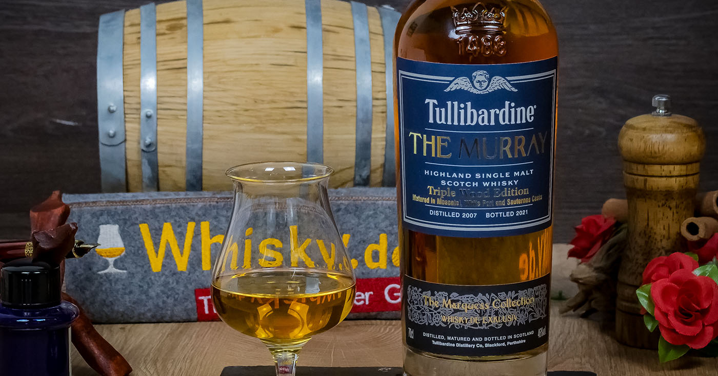 Neue Clubflasche: Whisky.de bringt Tullibardine The Murray Triple Wood Edition
