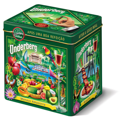 Underberg Schmuckdose Edition 2014 zeigt Motive Brasiliens