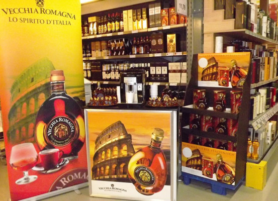 Verkostungsaktion zu Vecchia Romagna Brandy im Einzelhandel geplant